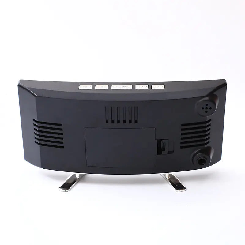 Reloj LED Curvo con Temperatura y Humedad